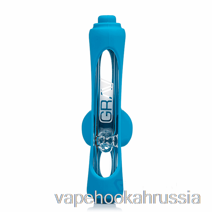 Vape Juice Grav Mini Steamroller с силиконовой кожей синего цвета